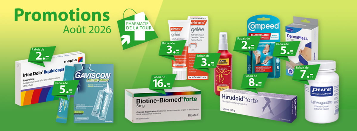 Promotions du mois d'ao&ucirc;t 2026