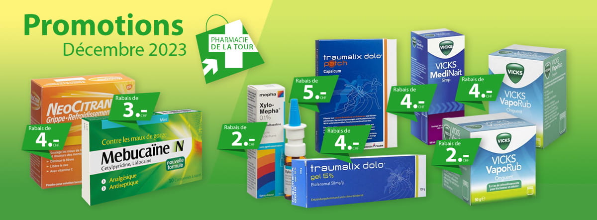 Promotions du mois de décembre 2023