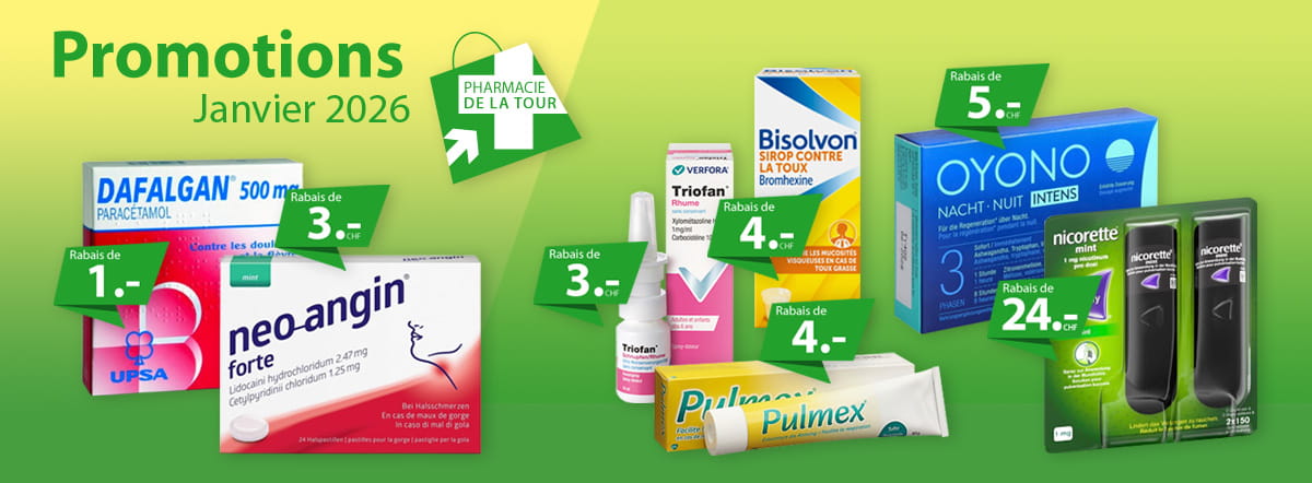 Promotions du mois de janvier 2026