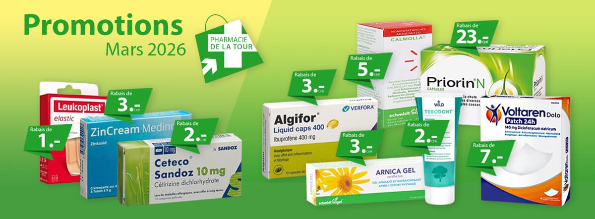 Promotions du mois de mars 2026
