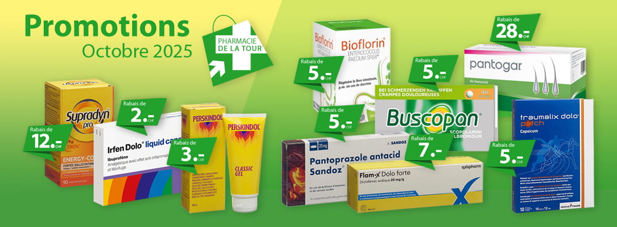 Promotions du mois d'octobre 2025