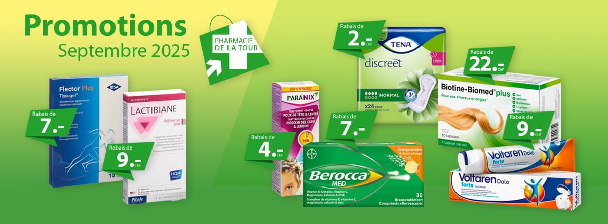 Promotions du mois de septembre 2025