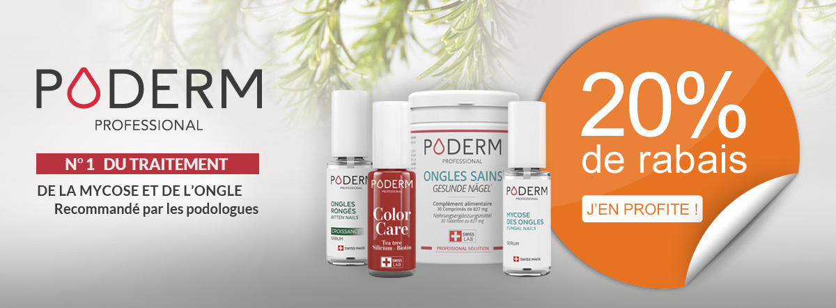 -20% sur l'ensemble de la gamme PODERM