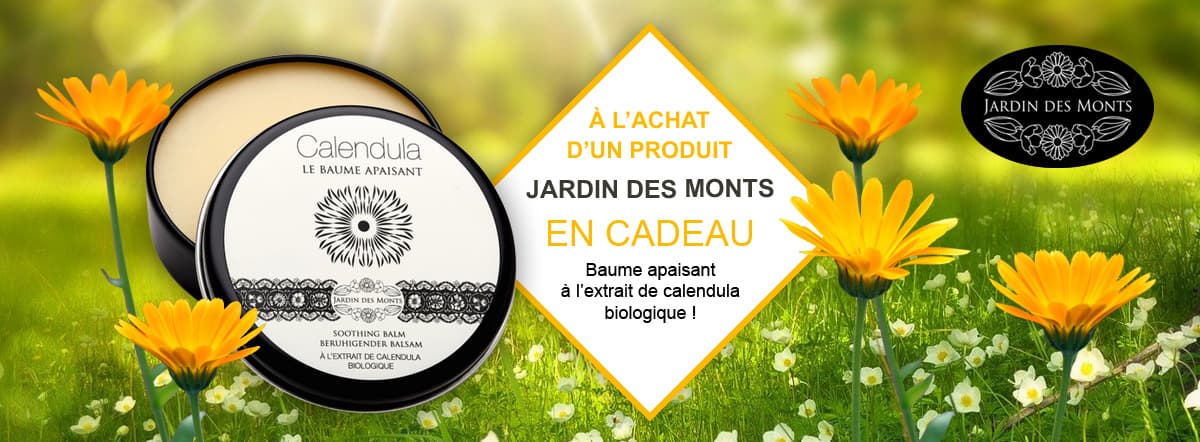 Nous vous offrons un baume apaisant à l’extrait de calendula !