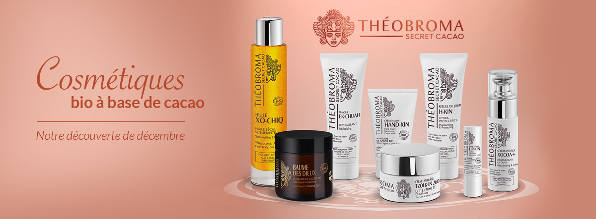 Découvrez la gamme de cosmétiques Theobroma