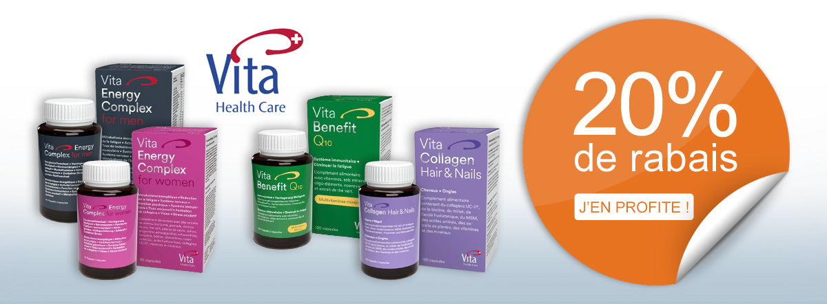 -20% de réduction sur la gamme vita !