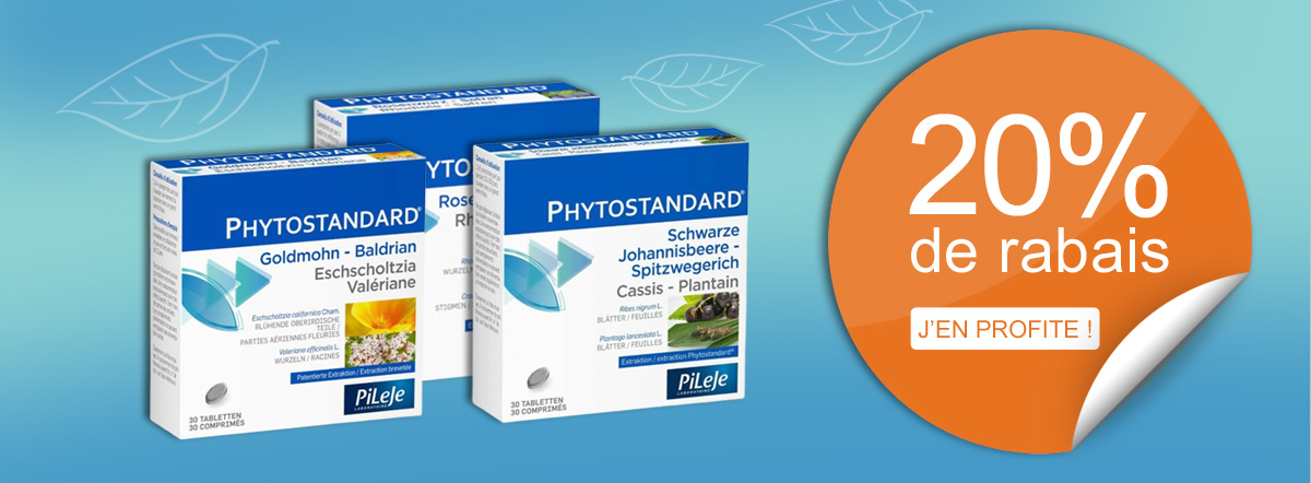 20% sur la gamme entière Phytostandard !