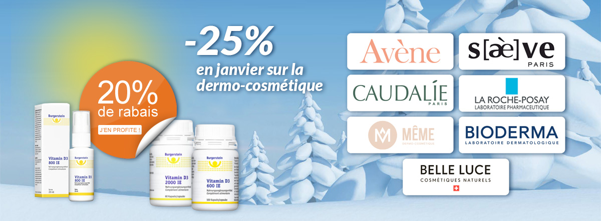-20 % sur Burgerstein Vitamine D3 capsules et spray