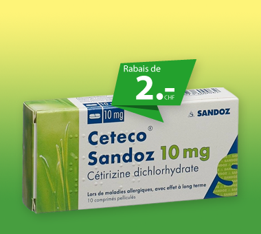 Ceteco Sandoz 10 comprimes