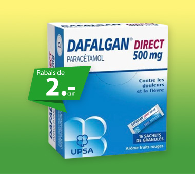dafalgan direct rabais 2chf
