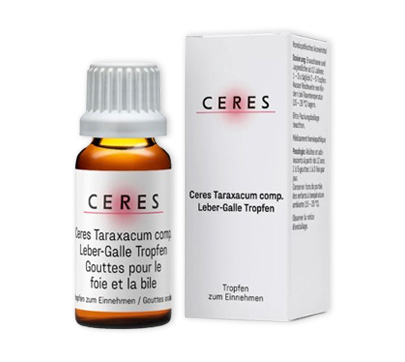 Ceres Taraxacum comp. gouttes pour le foie et la bile
