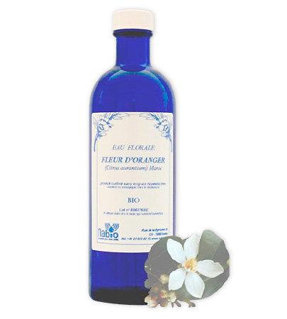 Hydrolat de fleur d'oranger bio, apaise et tonifie la peau