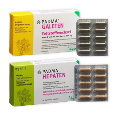 PADMA GALETEN /PADMA HEPATEN le duo métabolique