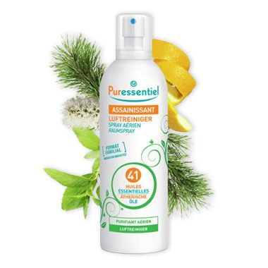 Spray Aérien assainissant aux 41 huiles essentielles, Puressentiel 200ml 